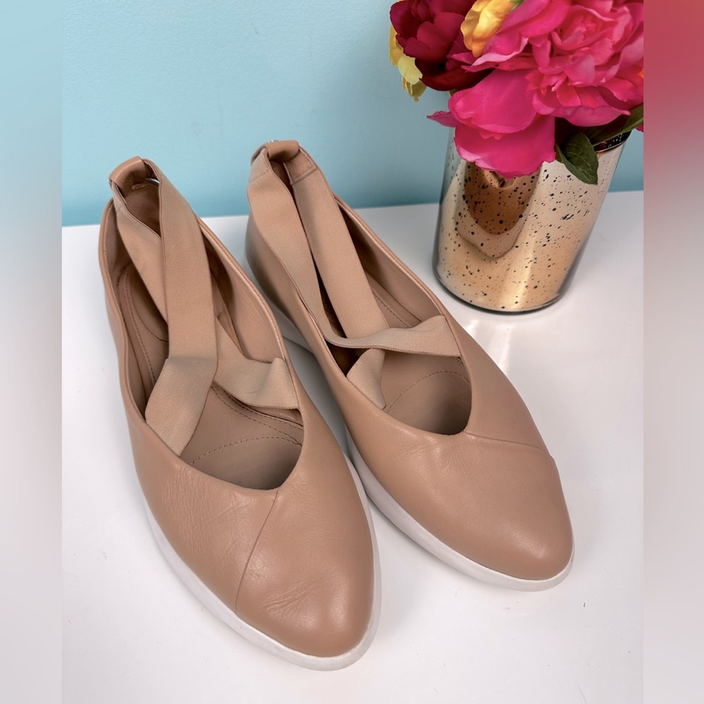 Taryn Rose Tan Flats